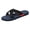 Blue, variant on Mens Beach Yoga Mat Slides Sandals Lightweight Comfortable Memory Foam Walking Slip on Flat Casual Slippers for Indoor Outdoor Shower Water Shoes Blue Size 8