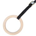 thumbnail image 2 of Peahefy Gymnastics  Rings Toy,Gymnastics Rings,Sport Workout Equipment Gym Rings Strength Training Adjustable Birch 25mm Children Wood Swing for Indoor/Outdoor, 2 of 8