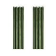 thumbnail image 2 of Thermal Insulated Velvet Curtains, Room Darkening and Noise Reducing Drapes for Living Room and Bedroom, Grommet Top Window Treatments(Green), 2 of 6