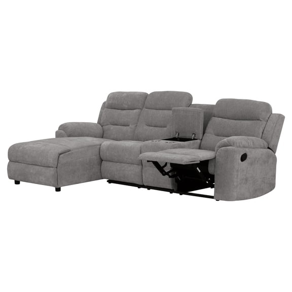 Sala Reclinable Easy Living Trento gris oscuro