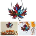 thumbnail image 1 of Exquisite Maple Leaf Ornament Decorative Hanging Charm For Home Garden And Festival Enhancement, 1 of 5