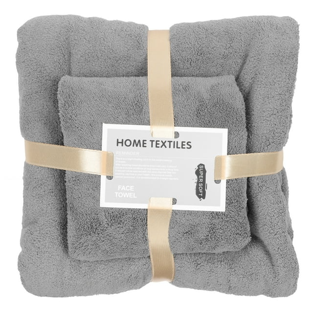 KAKOWELY juego de toallas de vellón coral, toallas de baño para el hogar, kit de toallas súper flexibles para el baño