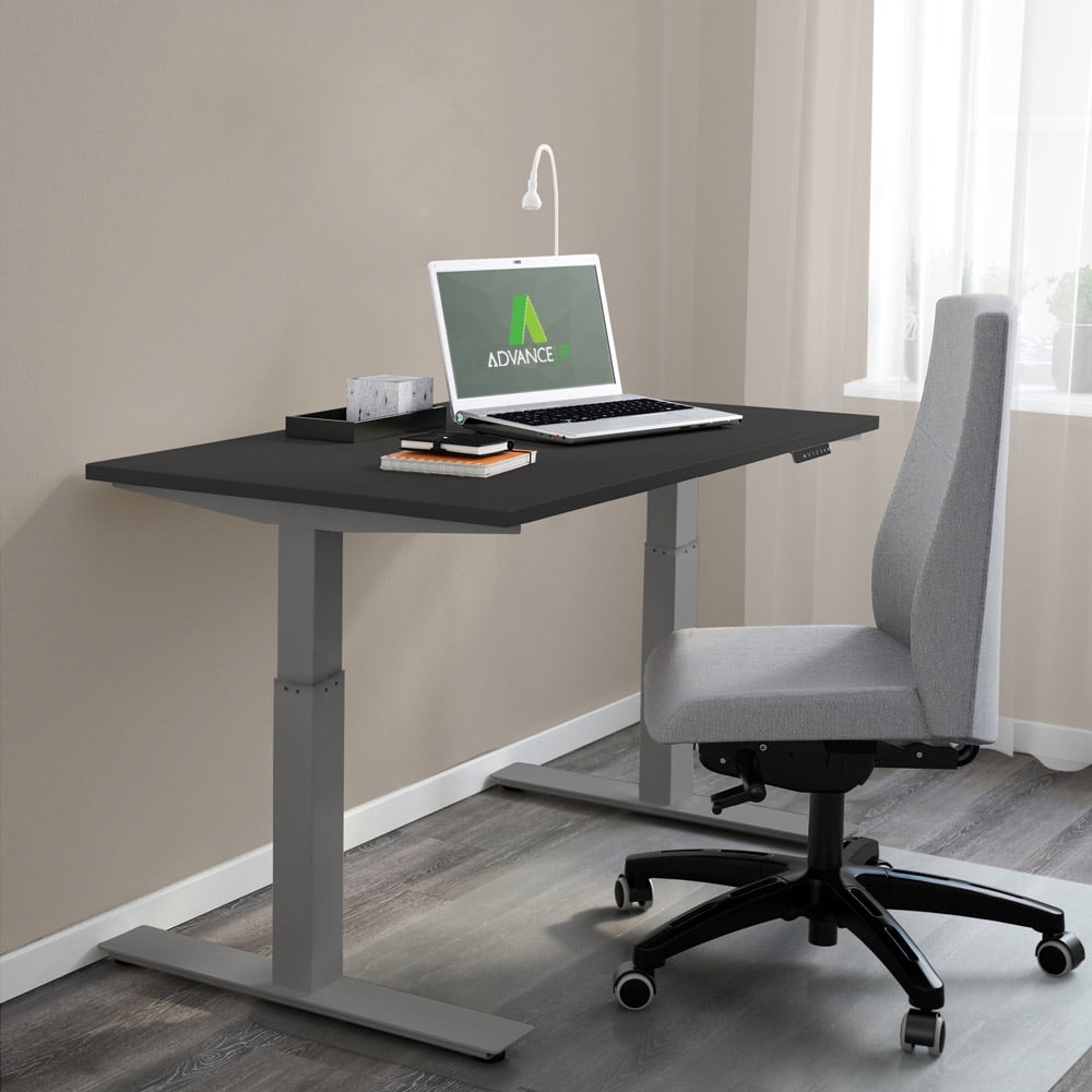 AdvanceUp Electric Stand Up Desk, Grey, Ergonomic Standing Height