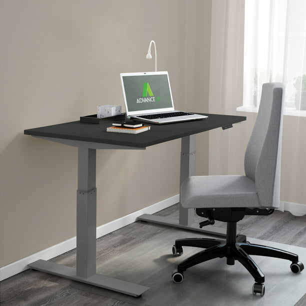 Advanceup Electric Stand Up Desk Grey Ergonomic Standing Height
