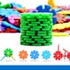 thumbnail image 1 of Juguete de bloques entrelazados Jadeshay juego de Discos entrelazados de construcción de copos de nieve para niños, 1 of 11