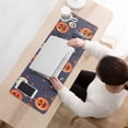 thumbnail image 3 of Long Mouse Pads for Desk,Dark Blue Pumpkin Ghost Halloween Desk Mats on Top Of Desks, Desk Mouse Pad Extra Large with 3mm Non-Slip Base and Stitched Edge for Gaming,Work,Home 31.5"x11.8", 3 of 5