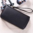 thumbnail image 5 of RFID Blocking Leather Zip Around Large Wallet for women Credit Card Cluch Holder Phone Wristlet with Zipper Pocket, 5 of 5