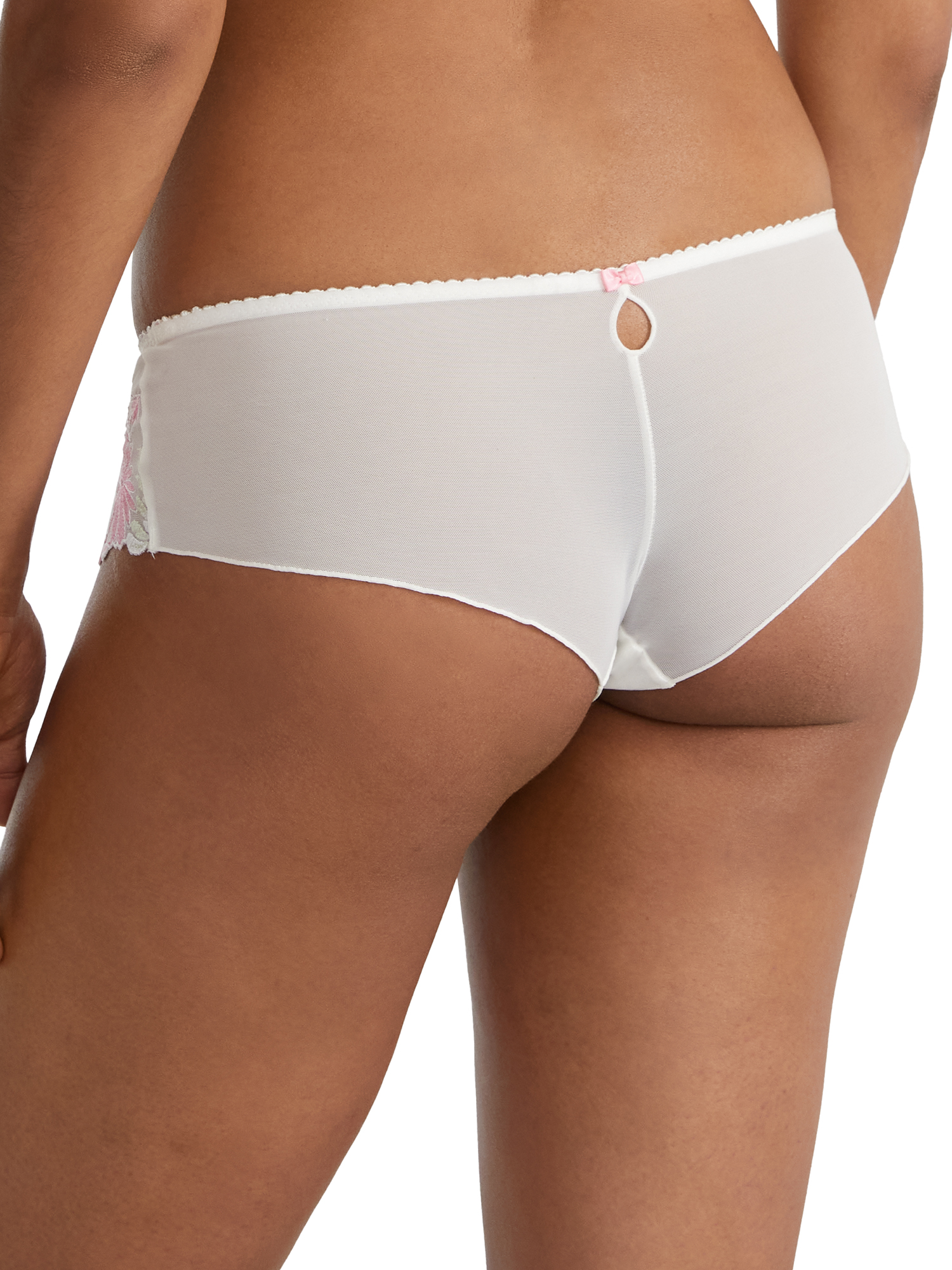 Women's Pour Moi 7703 St. Tropez Shorty Panty (White/Pink/Green XL) - image 2 of 2