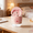 Pink, variant on Bubble Tea Wireless Earbuds, Cute Crystal Ball Case, Bluetooth 6.0, 20H Playtime, 3g Ultra-Light for Women (White）