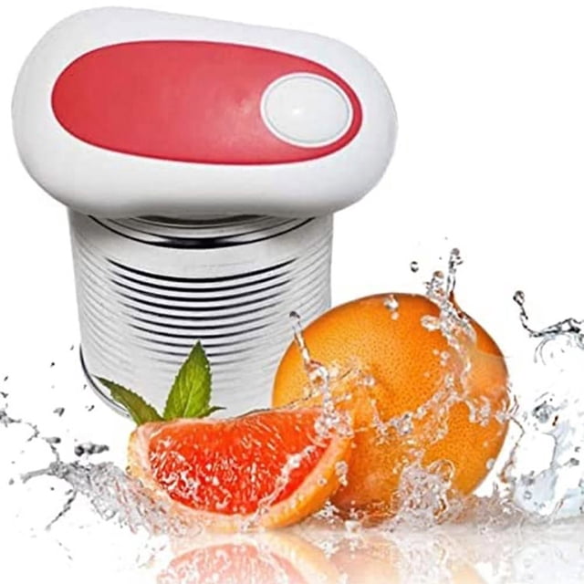 Electric Can Opener One Tuch Operation Portable Automatic Can Opener Battery Powered Can Opener for Kitchen Seniors Chefs