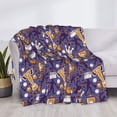 thumbnail image 3 of Naloa Bowling Game Flannel Blankets - Thick and Warm Blanket for Winter, Soft Fuzzy Plush King Blanket for All Seasons60"x50", 3 of 6