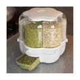 thumbnail image 1 of Contenedor de alimentos Yashi para El hogar Dispensador de cereales sellado color blanco, 1 of 5