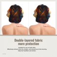 thumbnail image 2 of Rateoe Prairie Meditating Raccoon Pattern Silk Satin Hair Bonnet for Sleeping, Adjustable Sleep Cap Turban for Women , Curly Straight Hair Long Large Braid, 2 of 6