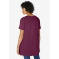 thumbnail image 2 of Woman Within Plus Size Embroidered Eyelet Pintucked Tunic, 2 of 5