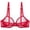 Red, variant on Womens Wireless Bras Fully See Through Women's Bras Mesh Bra See Through Soft Steel Ring Breathable Sexy Bra Everyday T-Shirt Bralette