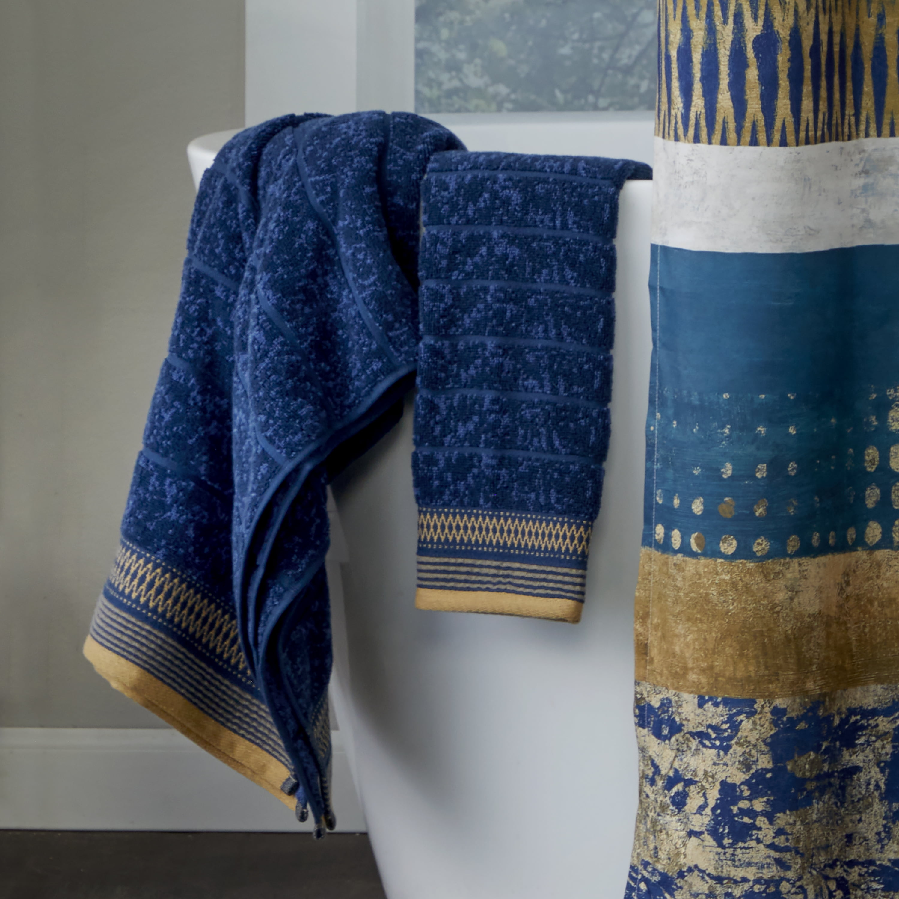 SKL Home Juxtapose Hand Towel- Ink