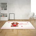 thumbnail image 2 of Happy Valentine's Day Cavalier King Charles Spaniel Brings Love Heart Indoor Rug Dog Lover Gifts Carpet Living Bed Room Sofa Home Decor - 02028, 2 of 5