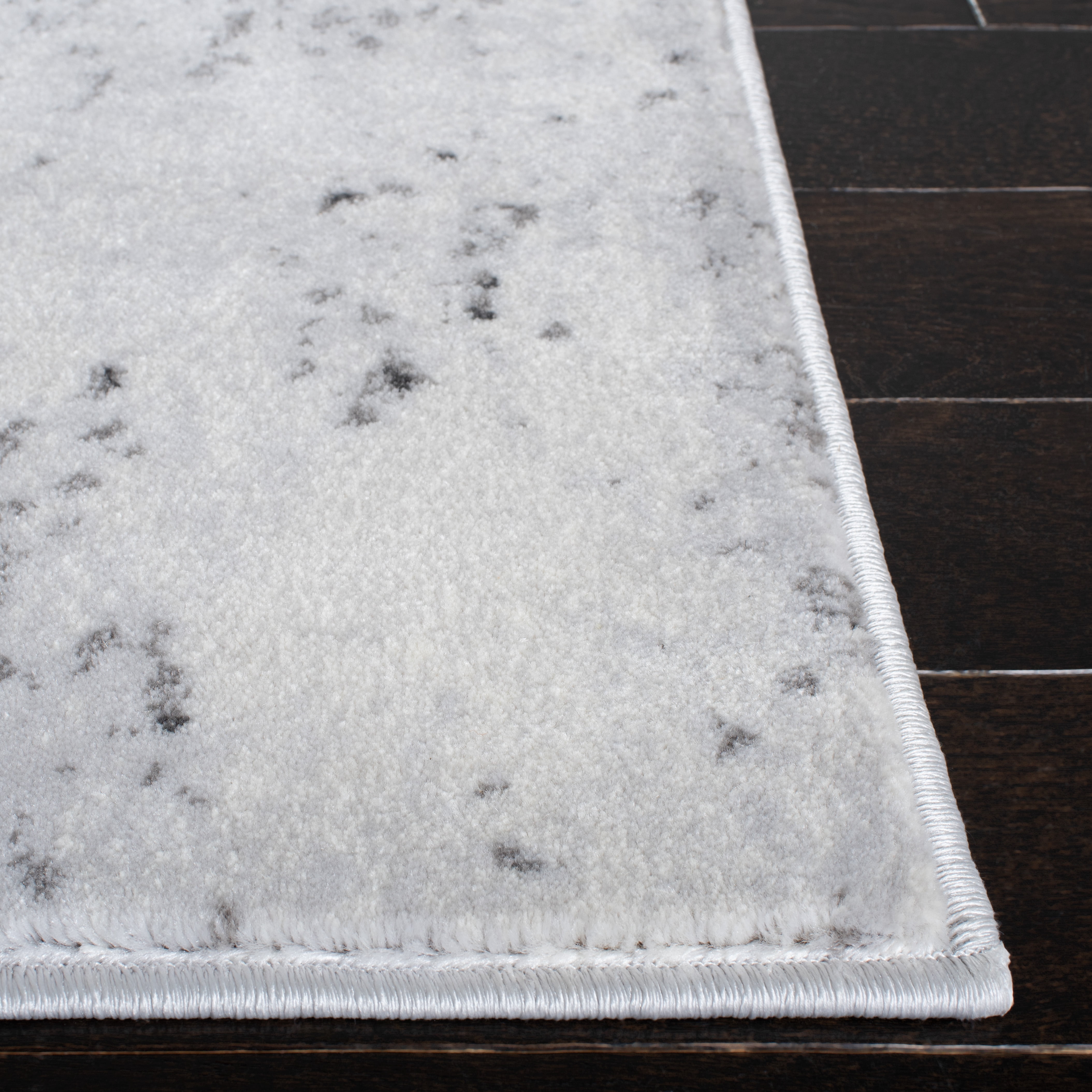 SAFAVIEH Carnegie Jaye Modern Area Rug, Ivory/Gray, 9' x 12'