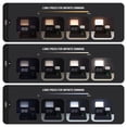thumbnail image 5 of 15W 3-in1 Wireless Charger Compatible iPhone 16/15/14/13/15, Apple Watch, AirPods – Fast Charging Dock w/Alarm Clock & Night Light Black + 18W Adapter, 5 of 7