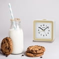 thumbnail image 4 of Seiko Gatsby Bedside Alarm Clock, White, Quartz, Analog, QHE082WLH, 4 of 6