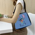 thumbnail image 1 of Disney-bolso de hombro de dibujos animados para mujer, bolsa de mano con dibujos animados de Stitch, a la moda, almacenamiento de viaje4CHINA Fivean unisex, 1 of 2