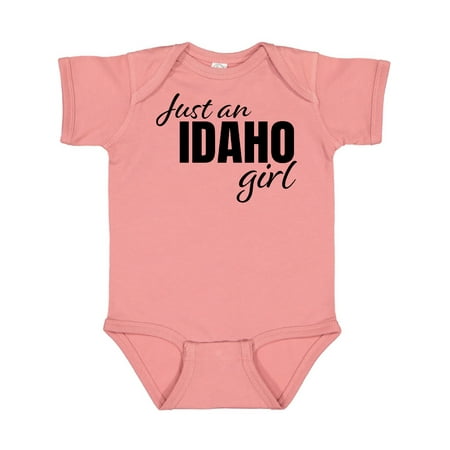 

Inktastic Just an Idaho Girl Born and Raised Gift Baby Girl Bodysuit