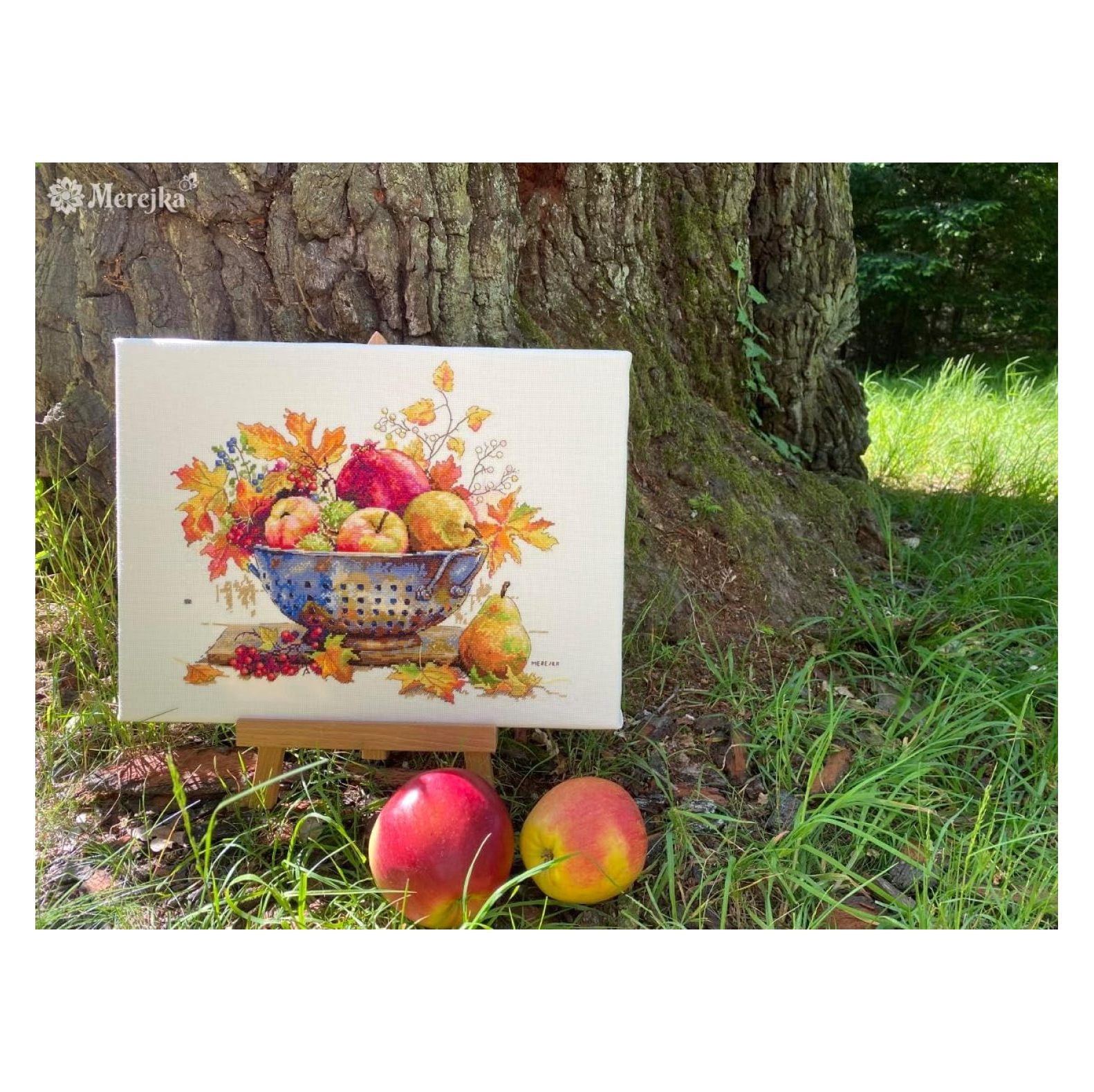 Counted Cross Stitch Kit September Dew, ecru