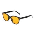 thumbnail image 2 of FEISEDY Small Round Classic Polarized Sunglasses for Women Men Vintage Style UV400 Lens B2308, 2 of 8