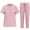 Pink, variant on HaiMao Scrub Sets for Womens Womens Essential Cool Stretch Jogger Scrub Set Navy XL(XL)