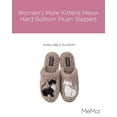 thumbnail image 2 of MeMoi Women's More Kittens Meow Hard Bottom Plush Slippers - Womens - Female (S 5-6, Gray), 2 of 7
