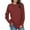 Wine, variant on Long Sleeve Shirts for Women Cotton Crewneck Casual T-Shirts Soft Basic Tee Long Sleeve Tops Hot Pink L