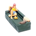 thumbnail image 4 of 1:64 Figura Acurrucada en El Sofá Muñeca de Resina Pintada a Mano Personas Pequeñas para El Diseño de La Escena de La Calle Tren, 4 of 9