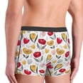 thumbnail image 3 of Disketp Tulips Flowers Men's Boxer Briefs,Soft and Breathable Cotton Underwear with ComfortFlex Waistband, 3 of 7