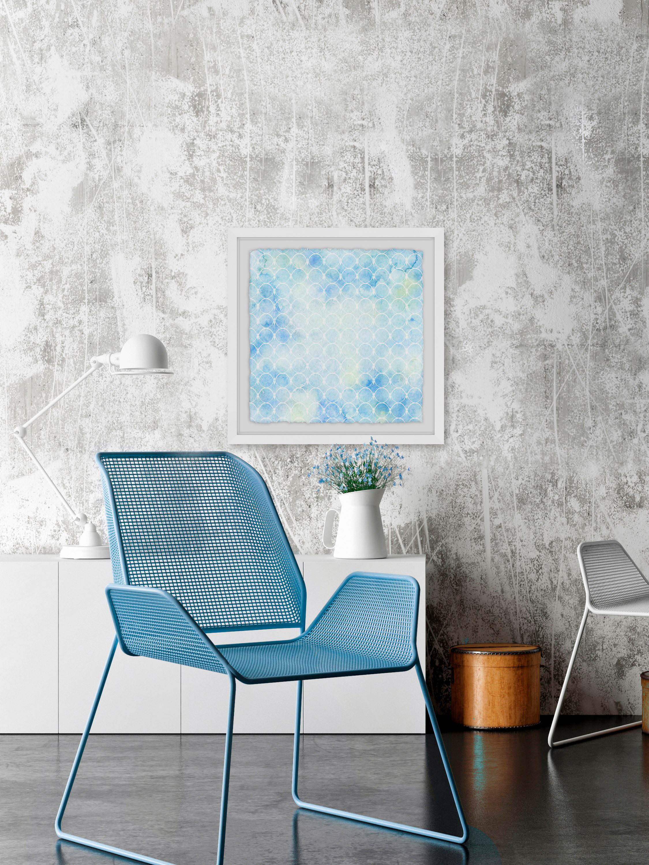 Prismatic Artic Framed Painting Print