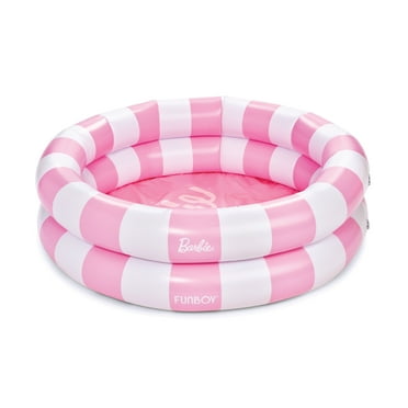 Barbie™   Float Life by Funboy Inflatable Round 2-Ring Pool, 48" Diameter, Children 6 