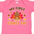thumbnail image 4 of Inktastic My First Turkey Day with Turkey and Leaves Boys or Girls Baby Bodysuit, 4 of 5