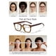 thumbnail image 5 of Gafas Blue Light Icesor Oversized Square para mujer/hombre, 5 of 9