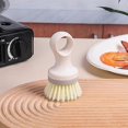 thumbnail image 2 of 1PC Easy Vegetable Brush Round Head Design Soft Bristles Easy-to-Use Product Brush Vegetable Scrub Brush P, 2 of 5