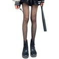thumbnail image 5 of Medias de mujer primavera y verano finas con lazo dulce blanco leche pantimedias lolita onda redonda punto jk seda negra, 5 of 5