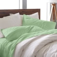 thumbnail image 2 of Ella Jayne Luxury Sateen 500 Thread Count Cotton Olive Green Sheet Set, California King (4 Pieces), 2 of 6
