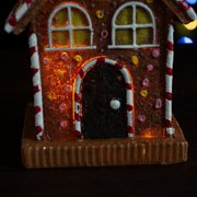 Large Christmas Village Gingerbreads House LED Christmas Gingerbreads House for Seasonal Home Accent