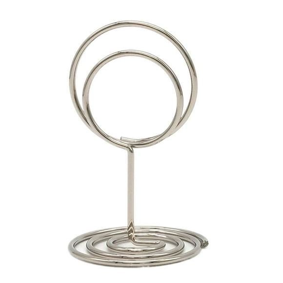 Thinsony 20pieces Table Number Holder Events And Special Occasions Smooth And Smooth Silver