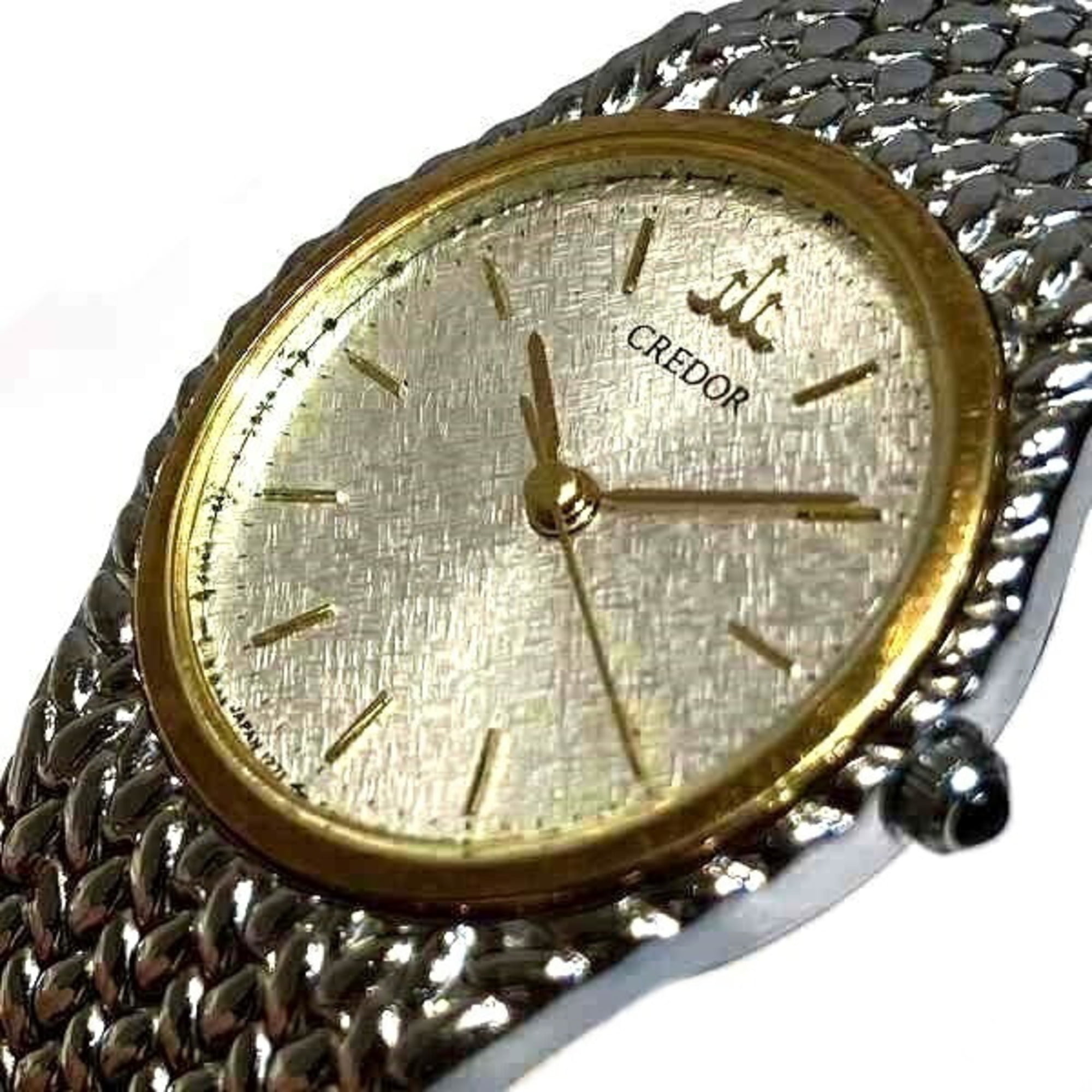 Seiko Credor Rare Beauty 1271 0060 Women s Watch 18KT Bezel Quartz RY610