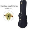 thumbnail image 4 of Crossrock Hard Case for 30 inches Baritone Ukulele, Deluxe Vinyl Exterior, 4 of 6