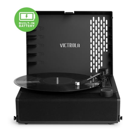 Victrola Revolution GO Portable Record Player - Black