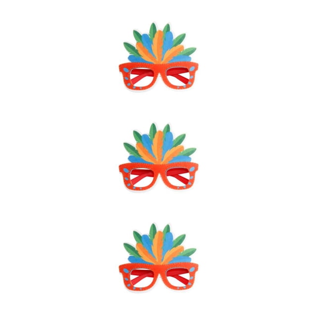 Gafas de carnaval Matsuzay marco brillante para disfraz decoración foto marco rojo