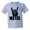 Light Blue, variant on PleaseMeTees™ Youth Metal Hand Rock Music Fingers Devil Horns HQ Tee
