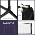 thumbnail image 5 of Ambifirner 17ft Portable Badminton Set, Pickleball and Volleyball Net, Height Adjustable Outdoor Sports Set for Backyard Beach Driveway Games, 5 of 10