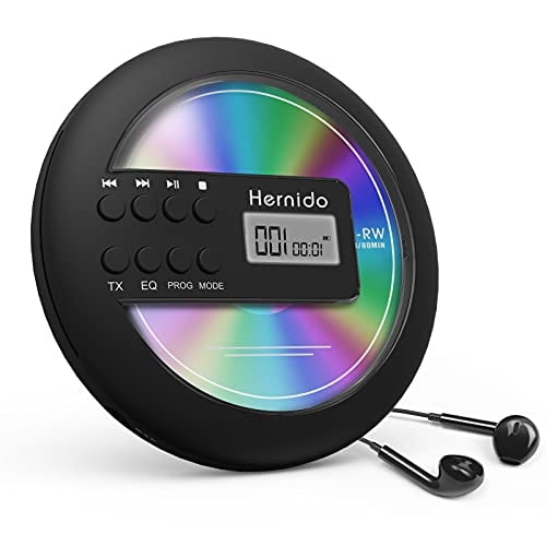 Reproductor CD portátil Hernido Discman USB Walkman