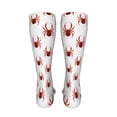 thumbnail image 6 of Xecao Spiders Insects Print Calf Socks Seamless Toe, Knee High Long Socks, Sports Socks Trouser Socks for Women and Men-One Size, 6 of 8